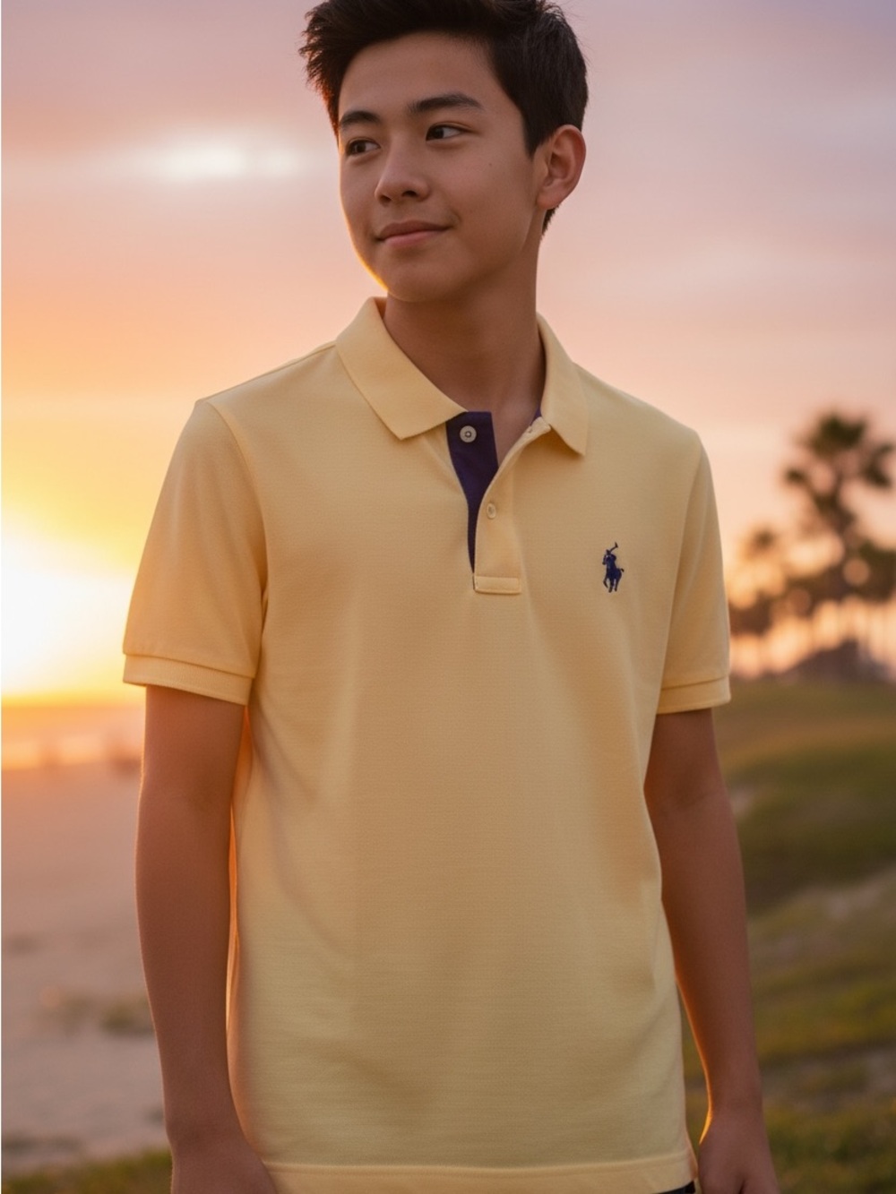 Polo by Ralph Lauren Boys' light Yellow Short-Sleeve Polo